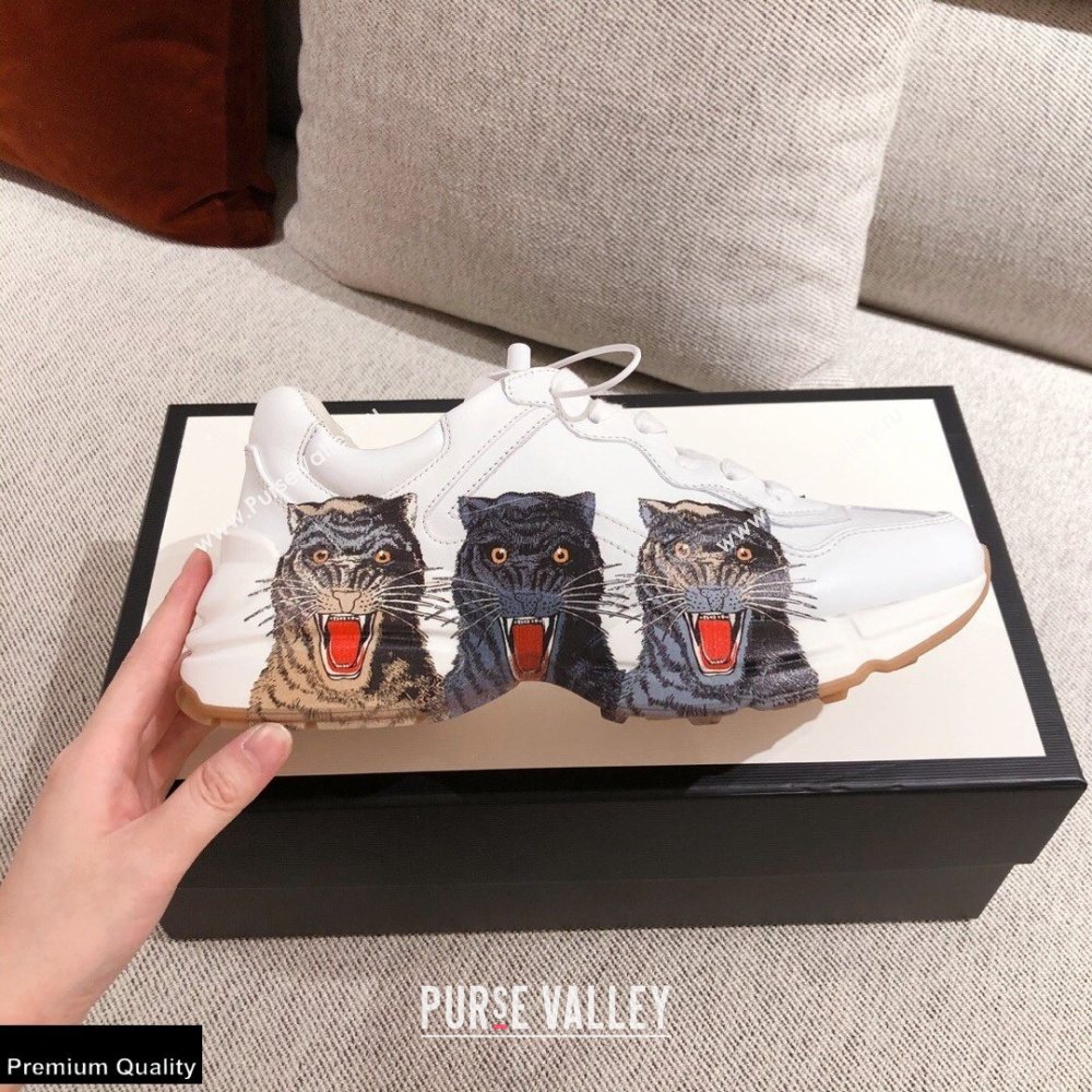 Gucci Rhyton Leather Lovers Sneakers 30 2021 (kaola-21022345)
