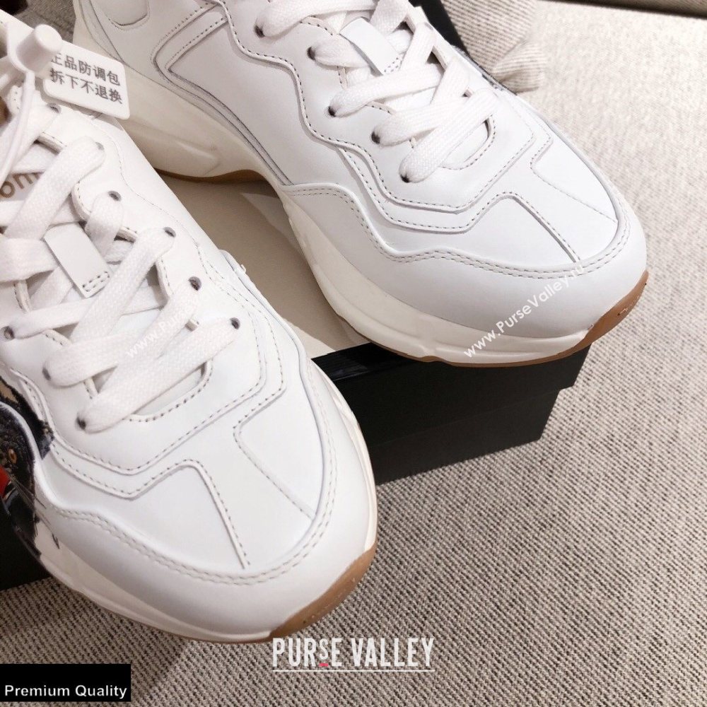 Gucci Rhyton Leather Lovers Sneakers 30 2021 (kaola-21022345)