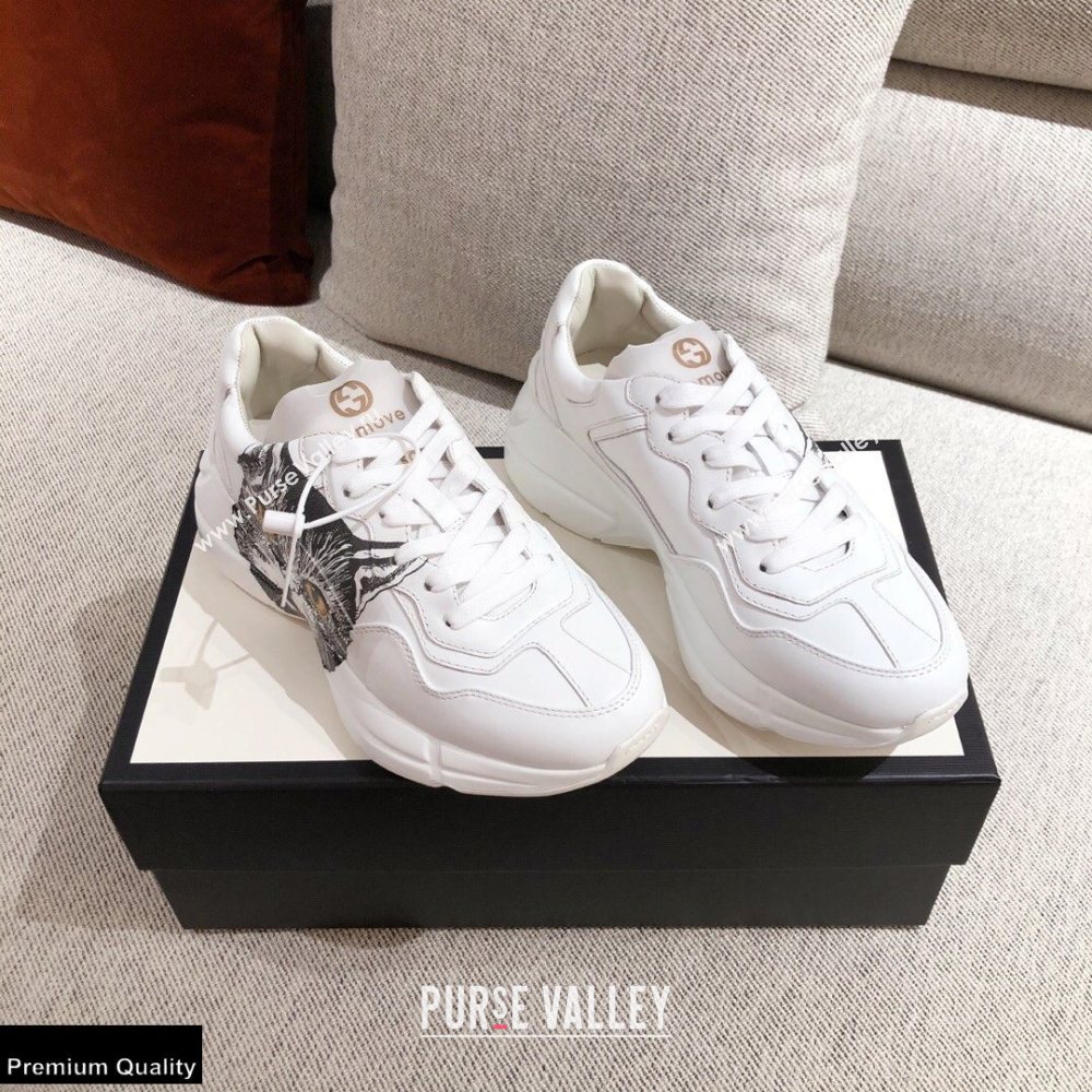 Gucci Rhyton Leather Lovers Sneakers 29 2021 (kaola-21022344)