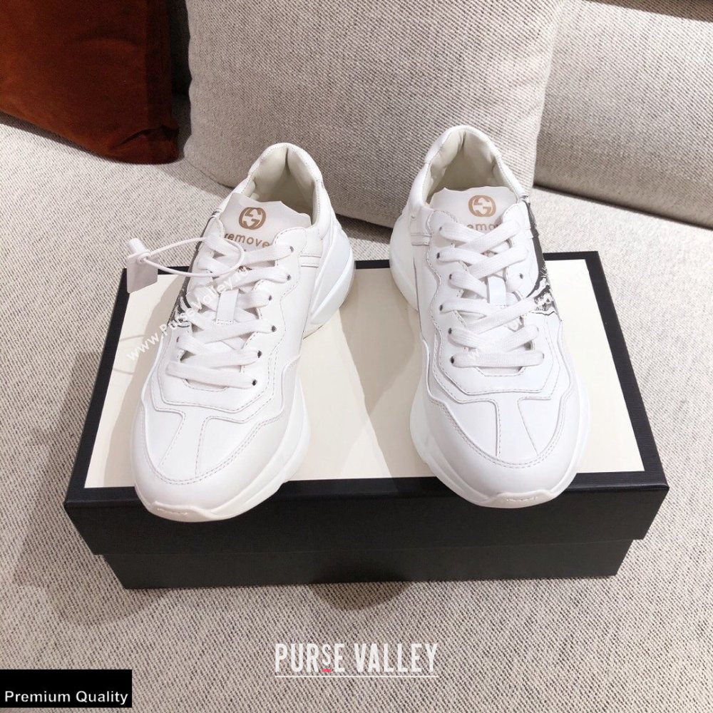 Gucci Rhyton Leather Lovers Sneakers 29 2021 (kaola-21022344)