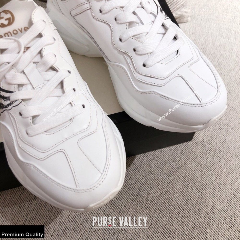 Gucci Rhyton Leather Lovers Sneakers 29 2021 (kaola-21022344)