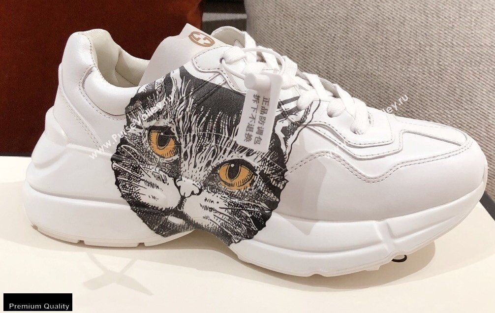 Gucci Rhyton Leather Lovers Sneakers 29 2021 (kaola-21022344)