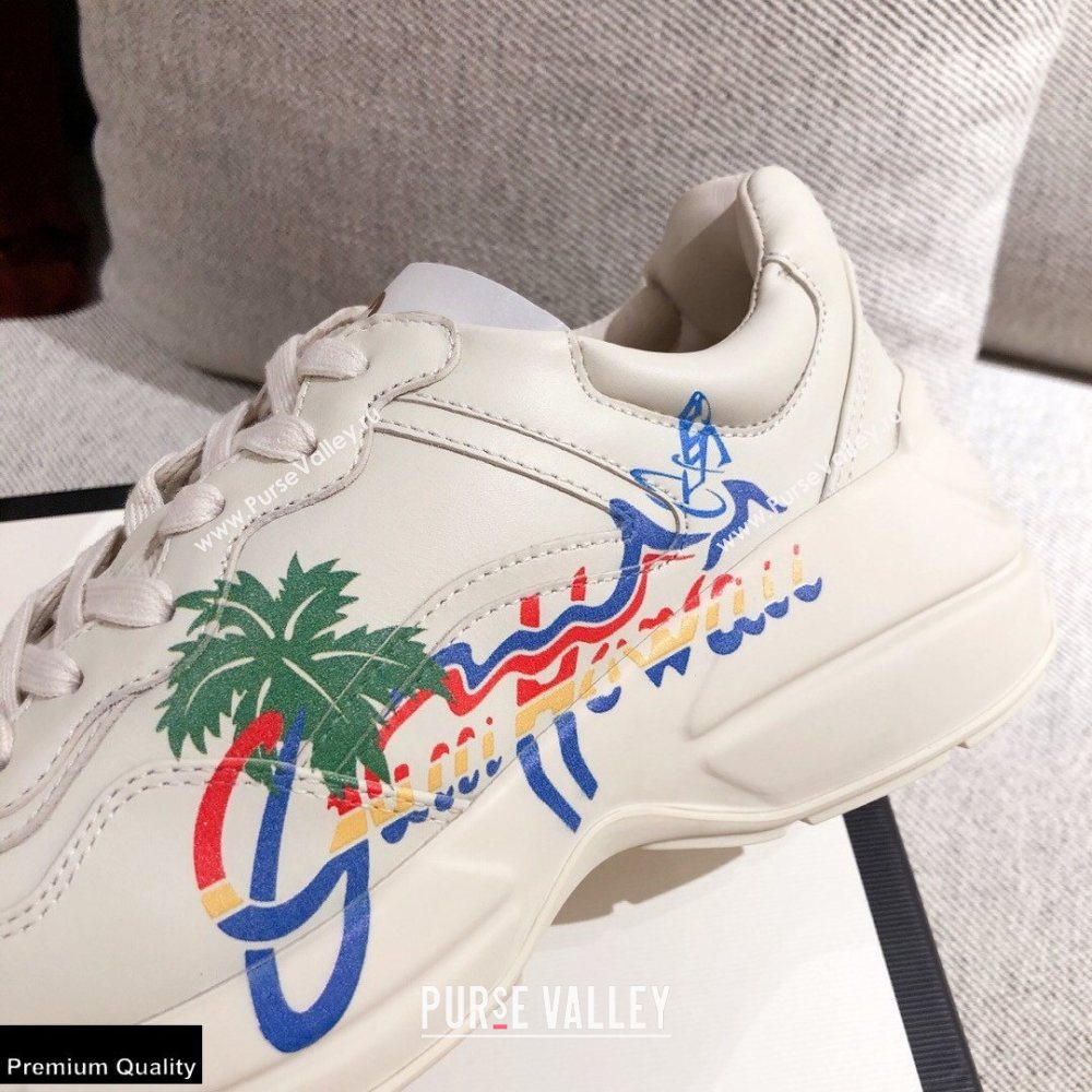 Gucci Rhyton Leather Lovers Sneakers 26 2021 (kaola-21022341)