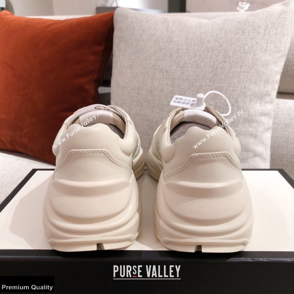 Gucci Rhyton Leather Lovers Sneakers 26 2021 (kaola-21022341)