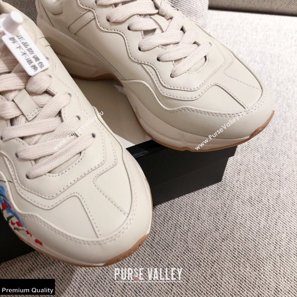 Gucci Rhyton Leather Lovers Sneakers 25 2021 (kaola-21022340)