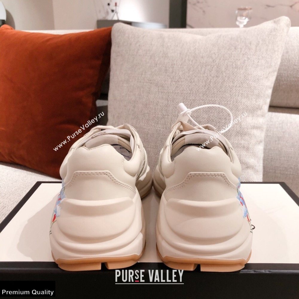 Gucci Rhyton Leather Lovers Sneakers 25 2021 (kaola-21022340)
