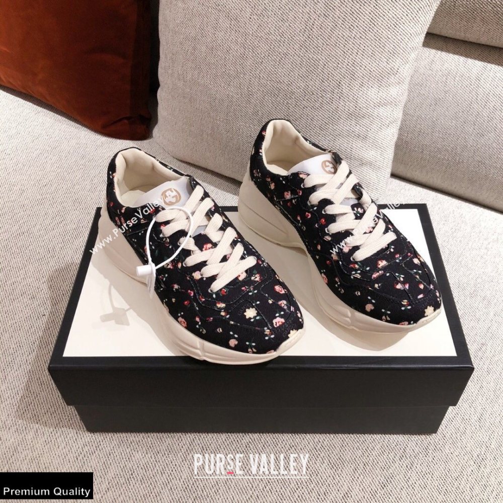 Gucci Rhyton Leather Lovers Sneakers 23 2021 (kaola-21022338)