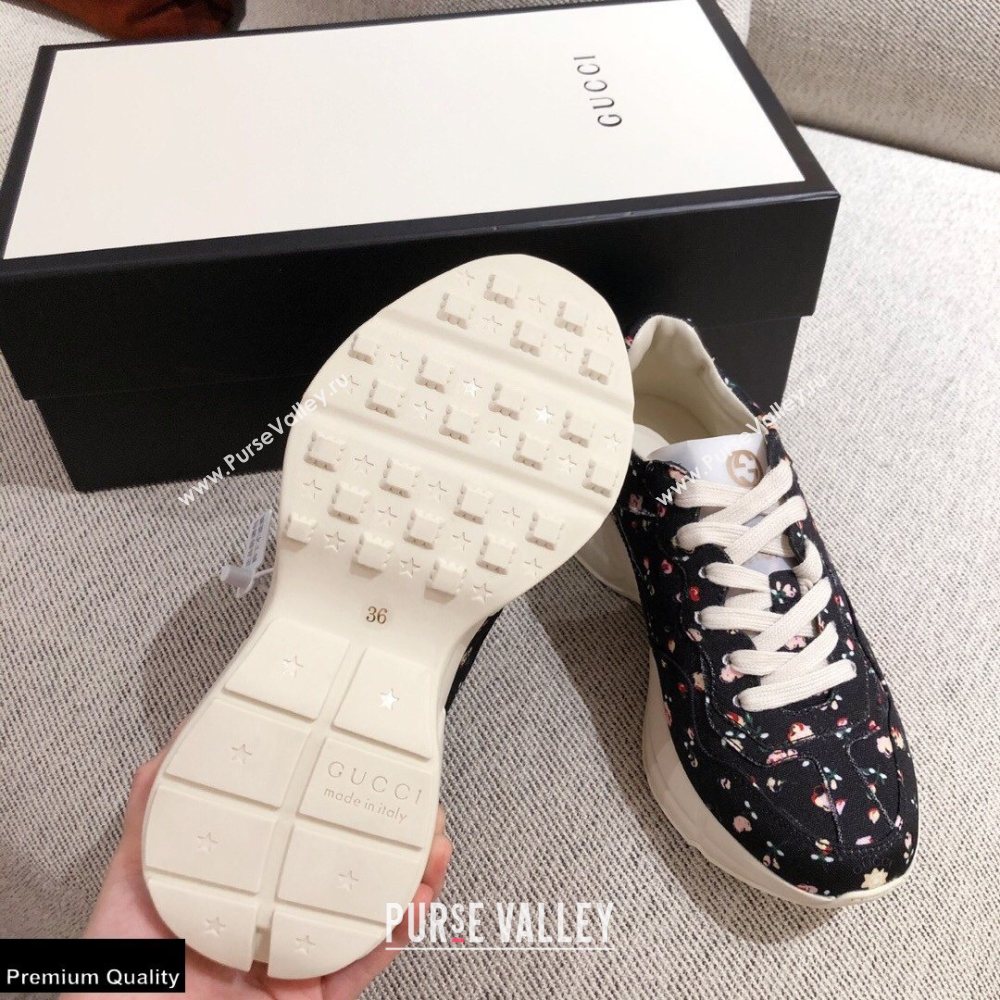 Gucci Rhyton Leather Lovers Sneakers 23 2021 (kaola-21022338)