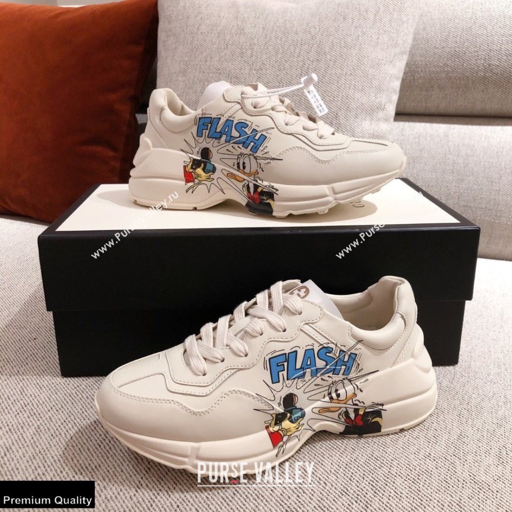 Gucci Rhyton Leather Lovers Sneakers 22 2021 (kaola-21022337)