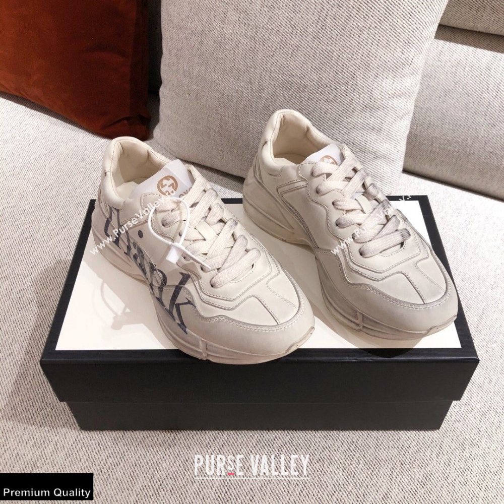 Gucci Rhyton Leather Lovers Sneakers 21 2021 (kaola-21022336)