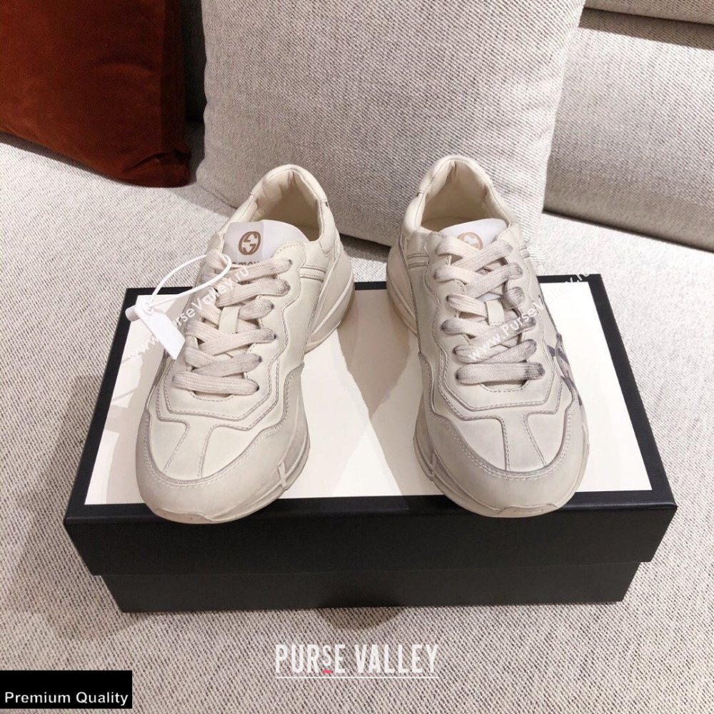 Gucci Rhyton Leather Lovers Sneakers 21 2021 (kaola-21022336)