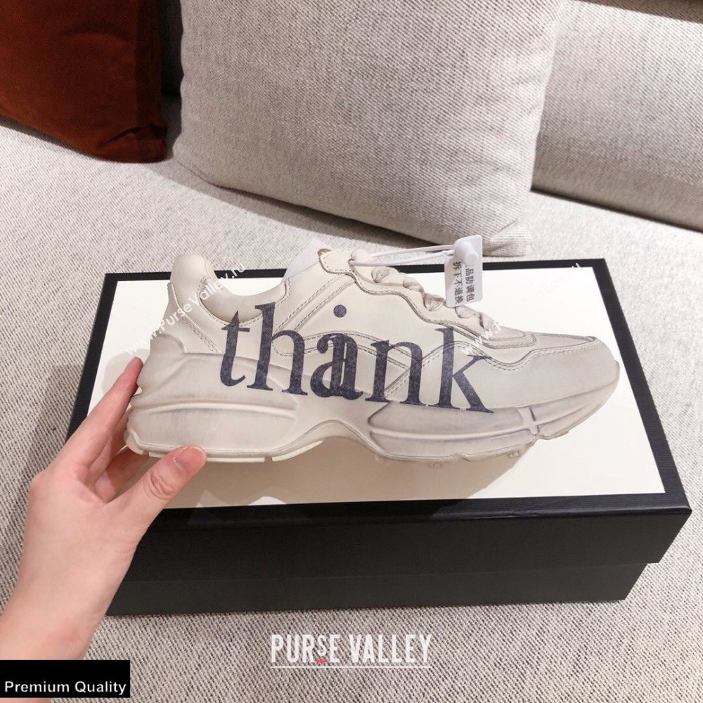 Gucci Rhyton Leather Lovers Sneakers 21 2021 (kaola-21022336)