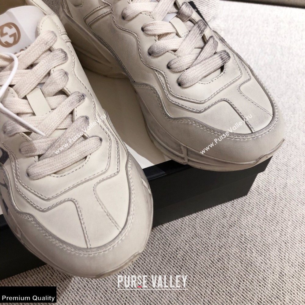 Gucci Rhyton Leather Lovers Sneakers 21 2021 (kaola-21022336)