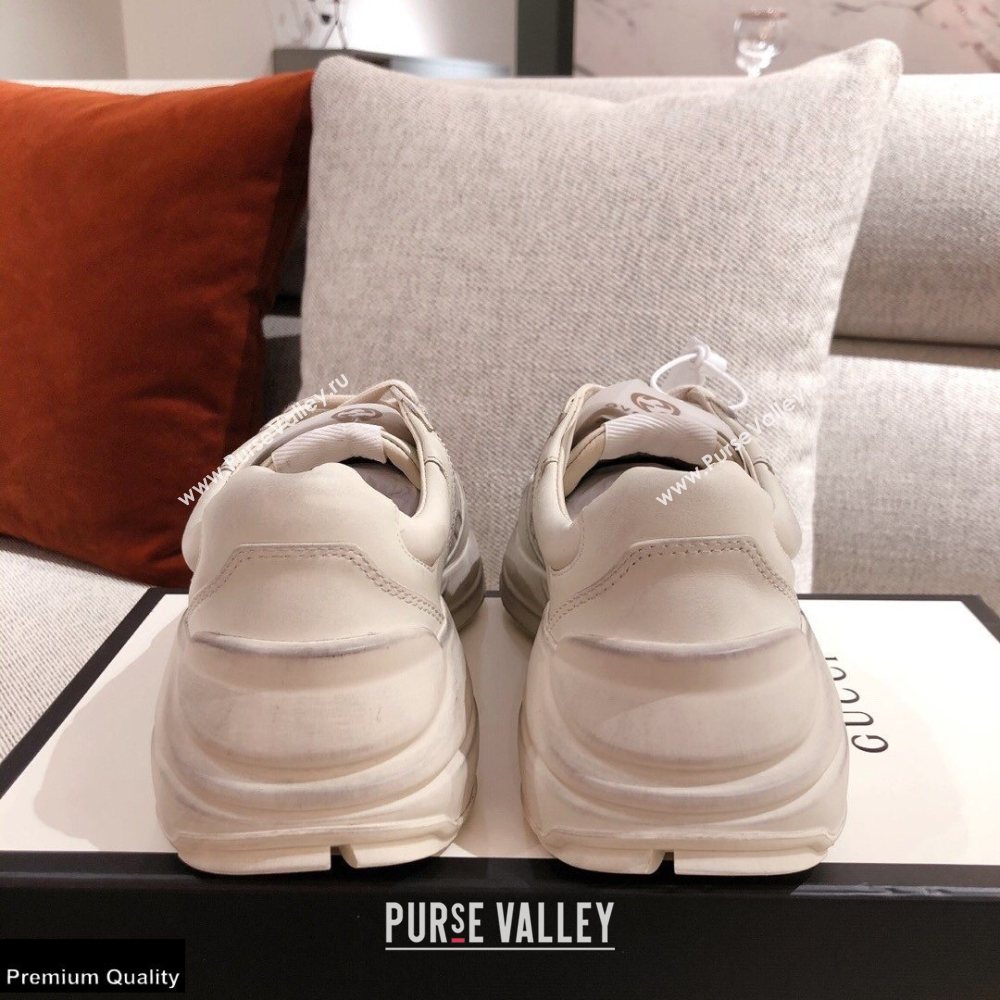 Gucci Rhyton Leather Lovers Sneakers 21 2021 (kaola-21022336)