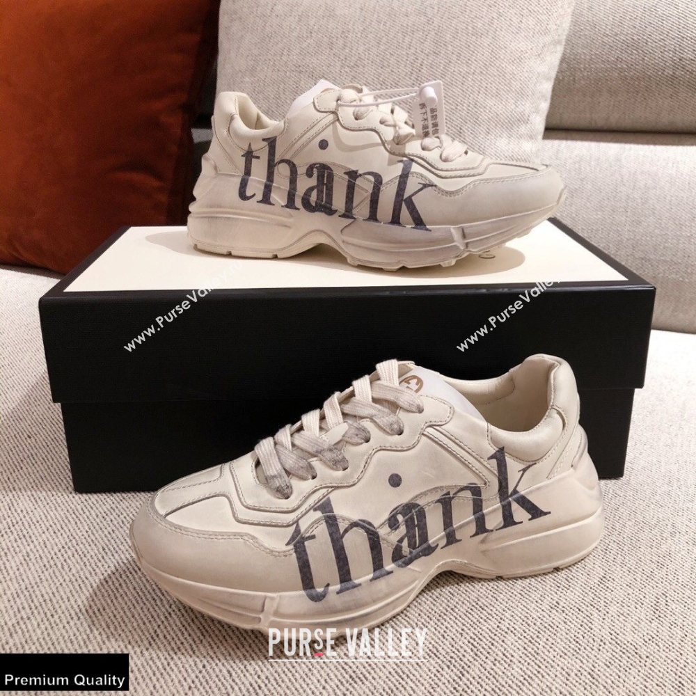 Gucci Rhyton Leather Lovers Sneakers 21 2021 (kaola-21022336)