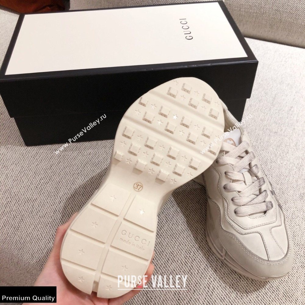 Gucci Rhyton Leather Lovers Sneakers 21 2021 (kaola-21022336)