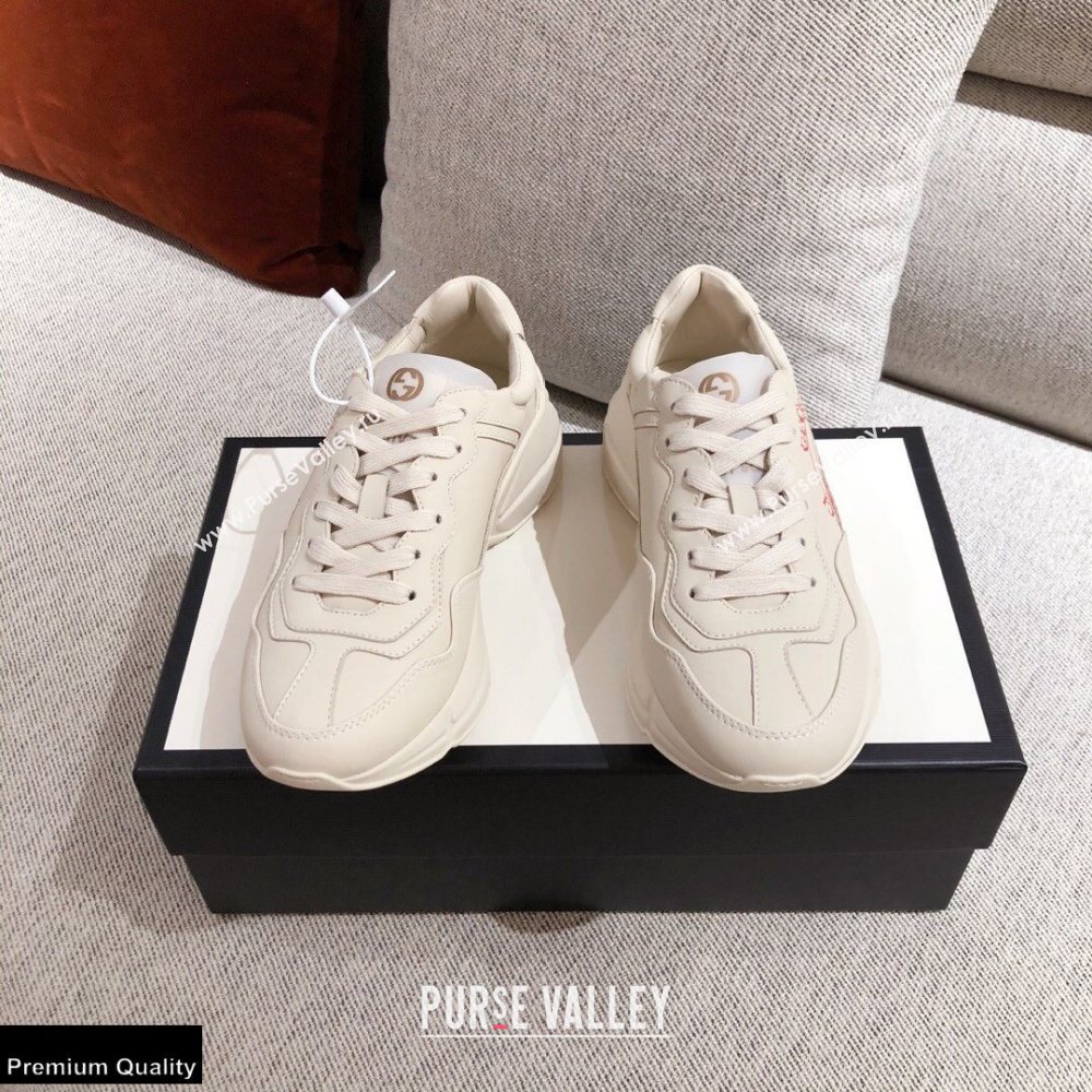 Gucci Rhyton Leather Lovers Sneakers 20 2021 (kaola-21022335)