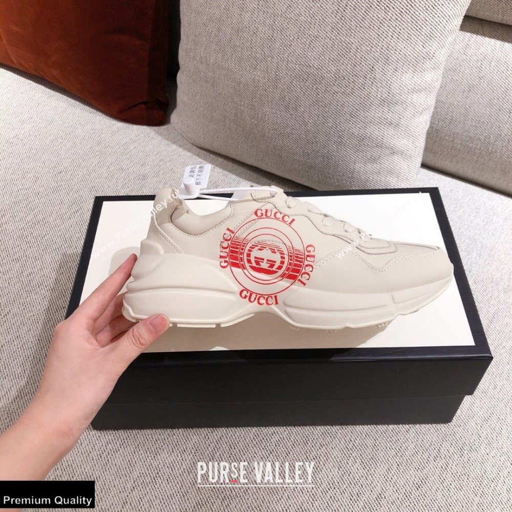 Gucci Rhyton Leather Lovers Sneakers 20 2021 (kaola-21022335)