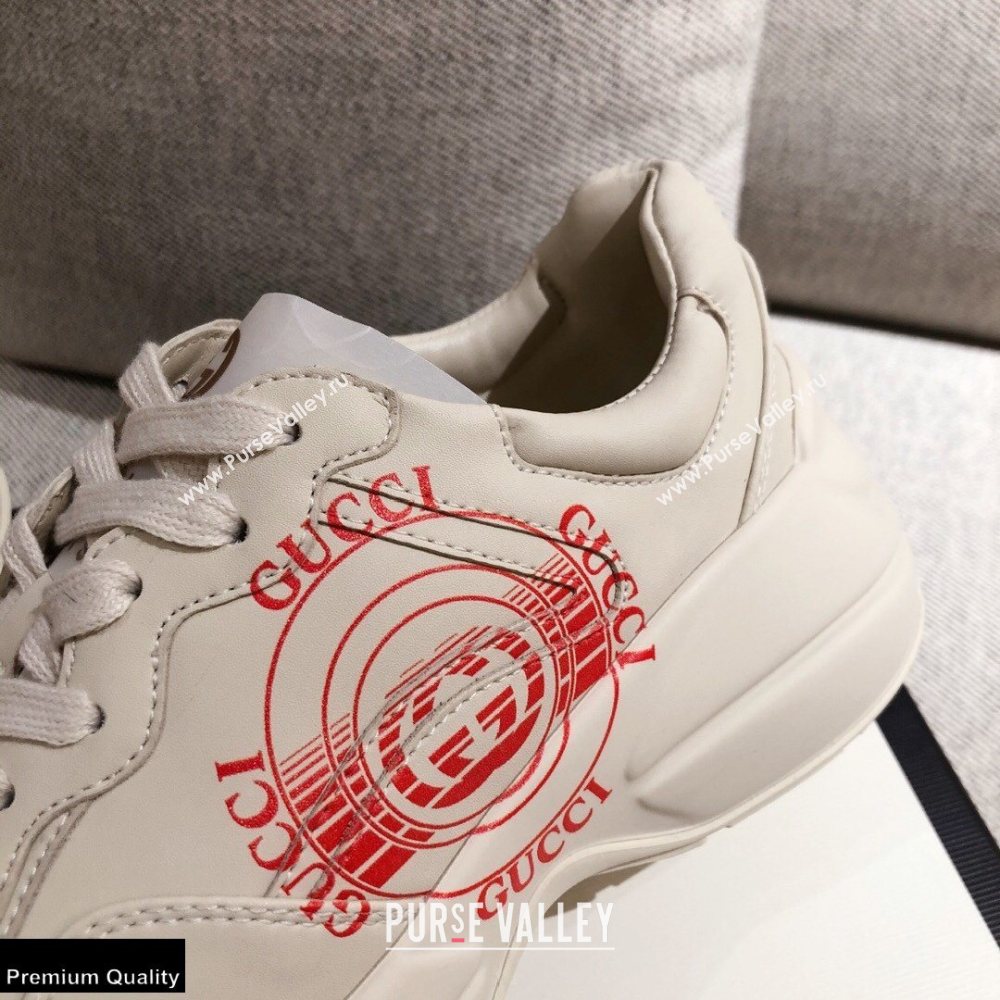 Gucci Rhyton Leather Lovers Sneakers 20 2021 (kaola-21022335)