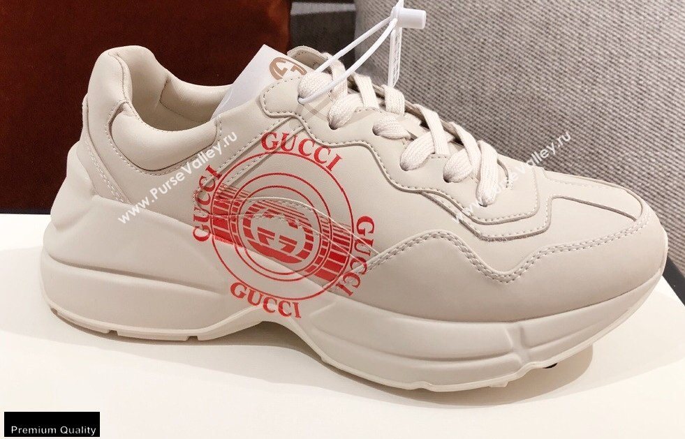 Gucci Rhyton Leather Lovers Sneakers 20 2021 (kaola-21022335)