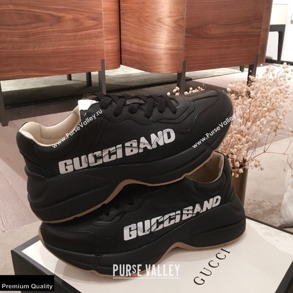 Gucci Rhyton Leather Lovers Sneakers 13 2021 (kaola-21022328)