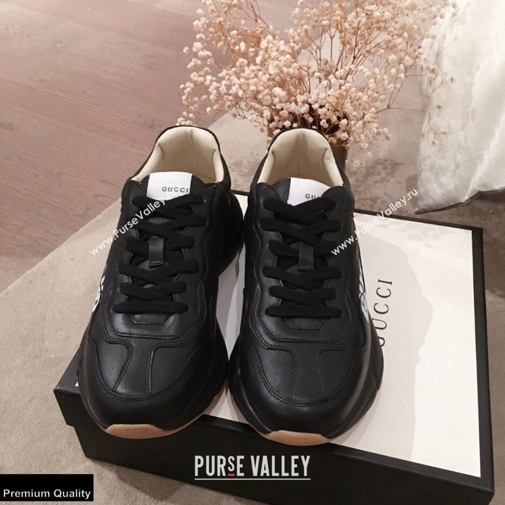 Gucci Rhyton Leather Lovers Sneakers 13 2021 (kaola-21022328)