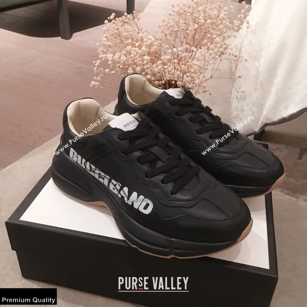 Gucci Rhyton Leather Lovers Sneakers 13 2021 (kaola-21022328)