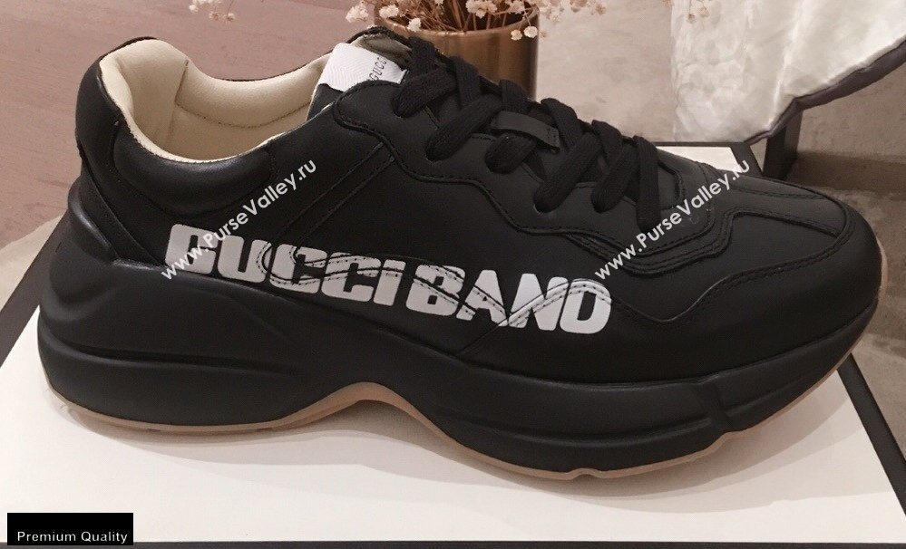 Gucci Rhyton Leather Lovers Sneakers 13 2021 (kaola-21022328)