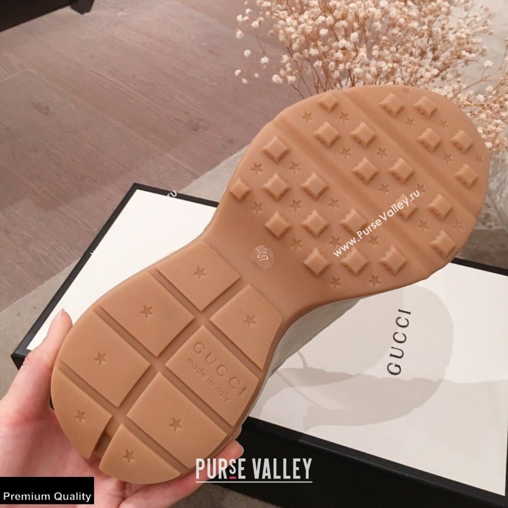 Gucci Rhyton Leather Lovers Sneakers 12 2021 (kaola-21022327)