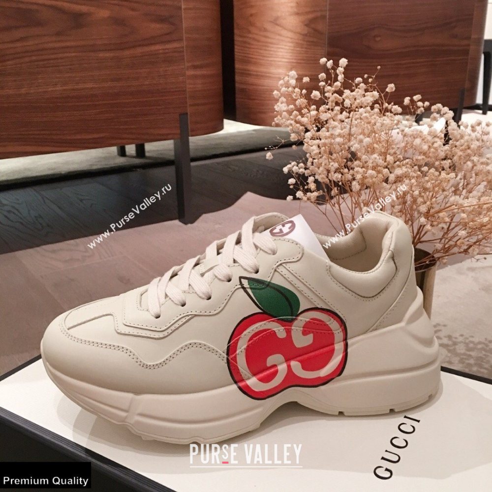 Gucci Rhyton Leather Lovers Sneakers 10 2021 (kaola-21022325)