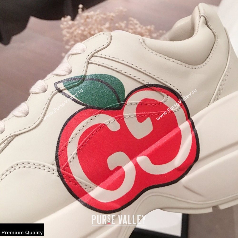 Gucci Rhyton Leather Lovers Sneakers 10 2021 (kaola-21022325)