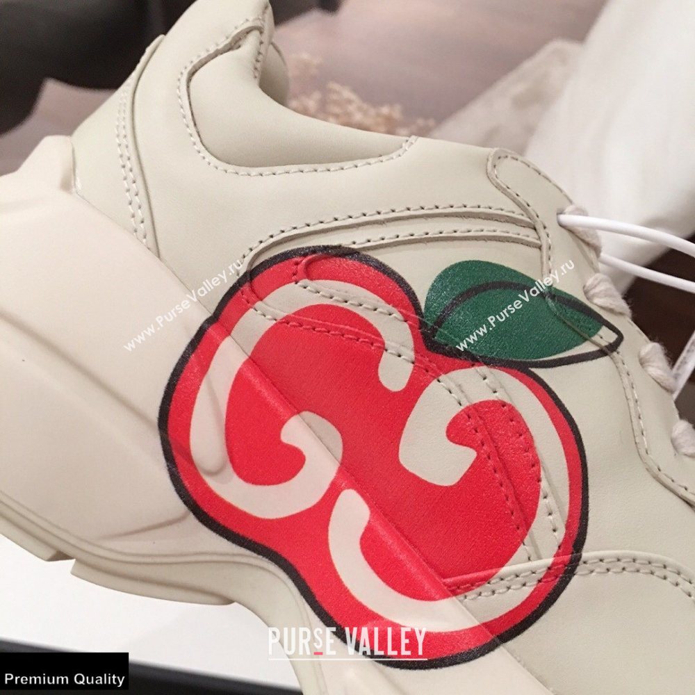 Gucci Rhyton Leather Lovers Sneakers 10 2021 (kaola-21022325)