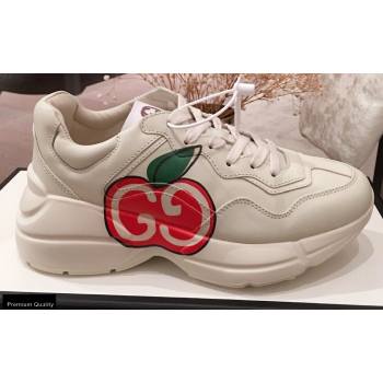 Gucci Rhyton Leather Lovers Sneakers 10 2021 (kaola-21022325)