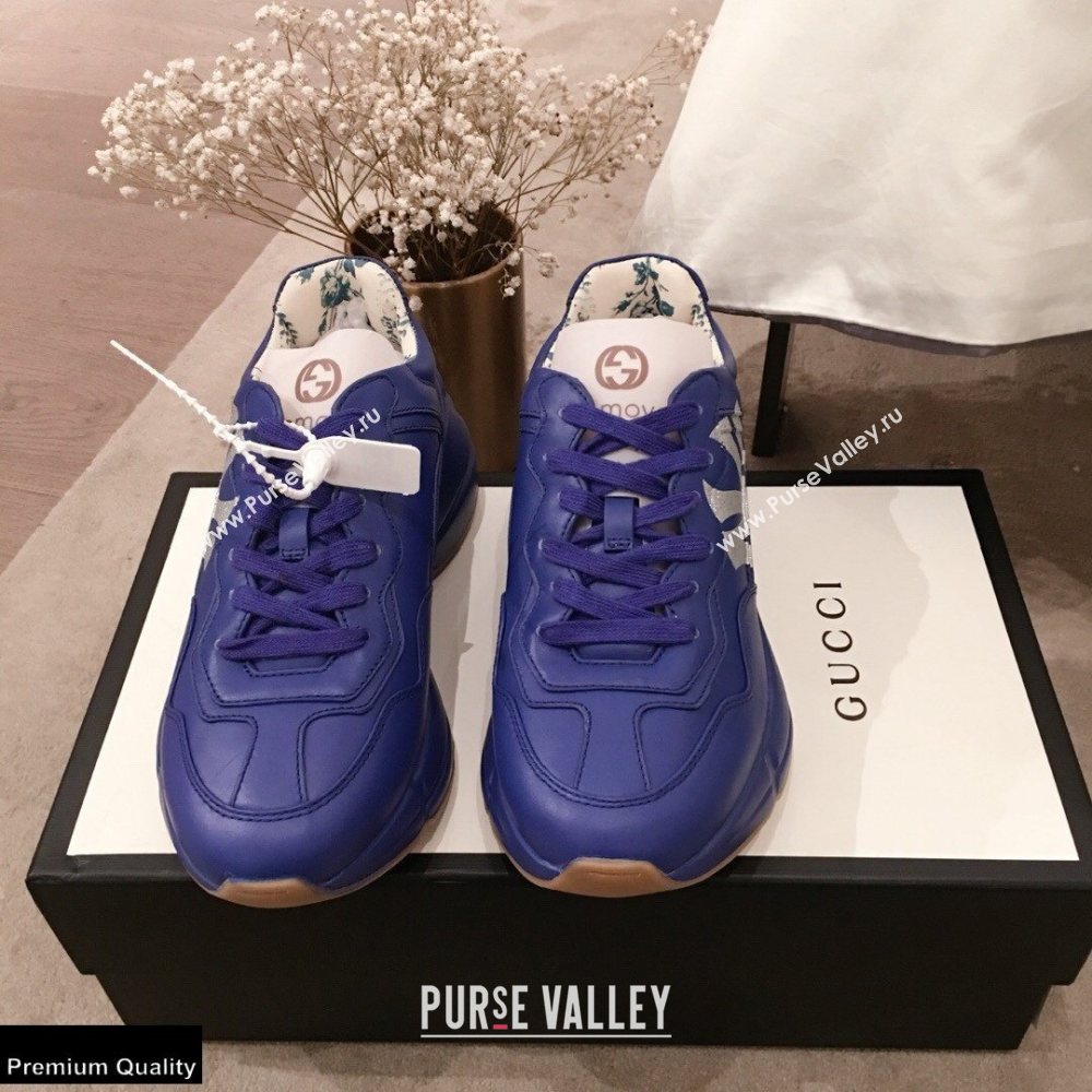 Gucci Rhyton Leather Lovers Sneakers 09 2021 (kaola-21022324)