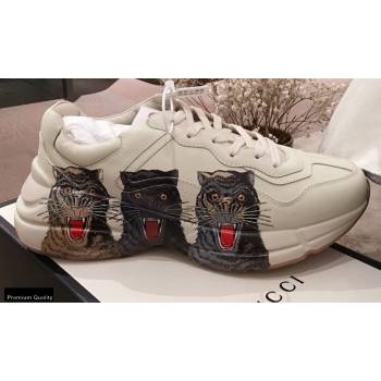 Gucci Rhyton Leather Lovers Sneakers 18 2021 (kaola-21022333)