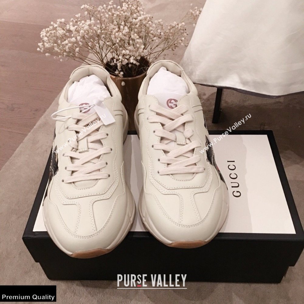 Gucci Rhyton Leather Lovers Sneakers 18 2021 (kaola-21022333)