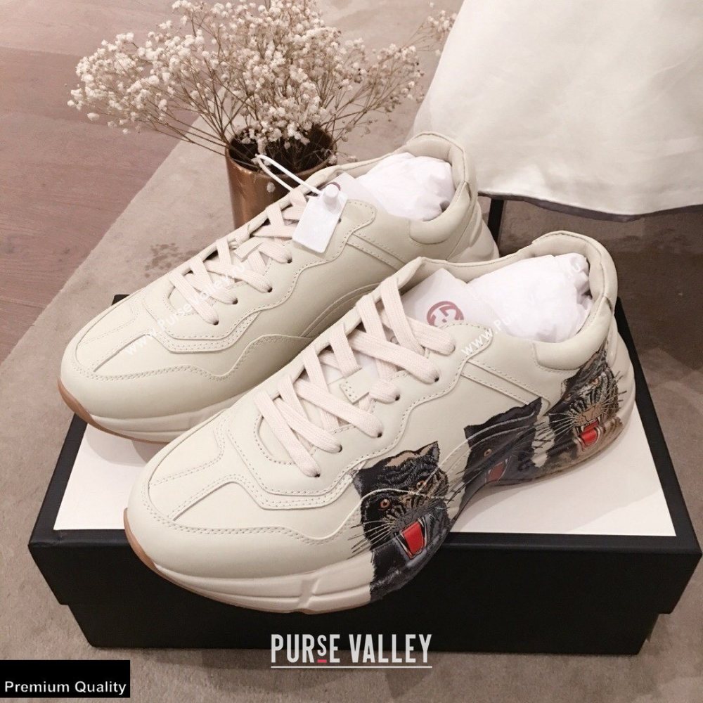 Gucci Rhyton Leather Lovers Sneakers 18 2021 (kaola-21022333)