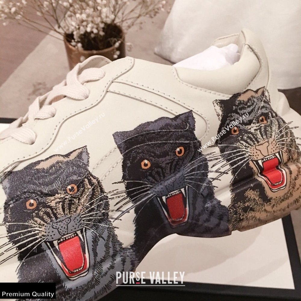 Gucci Rhyton Leather Lovers Sneakers 18 2021 (kaola-21022333)