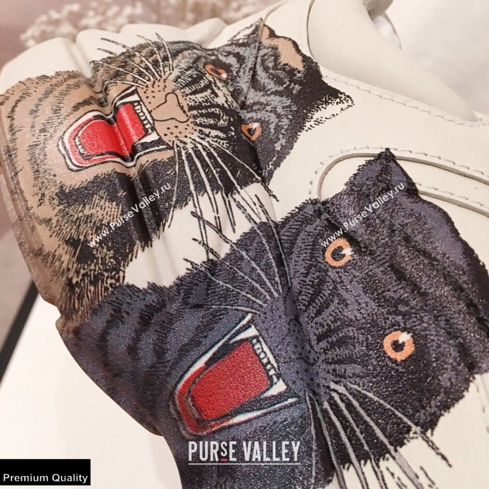 Gucci Rhyton Leather Lovers Sneakers 18 2021 (kaola-21022333)