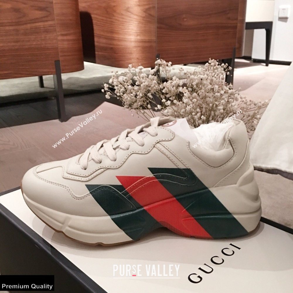 Gucci Rhyton Leather Lovers Sneakers 17 2021 (kaola-21022332)