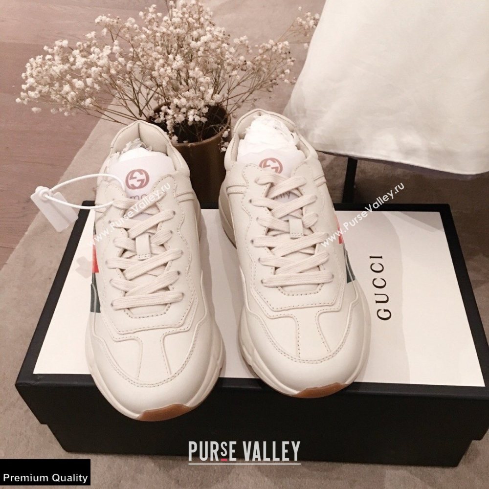 Gucci Rhyton Leather Lovers Sneakers 17 2021 (kaola-21022332)