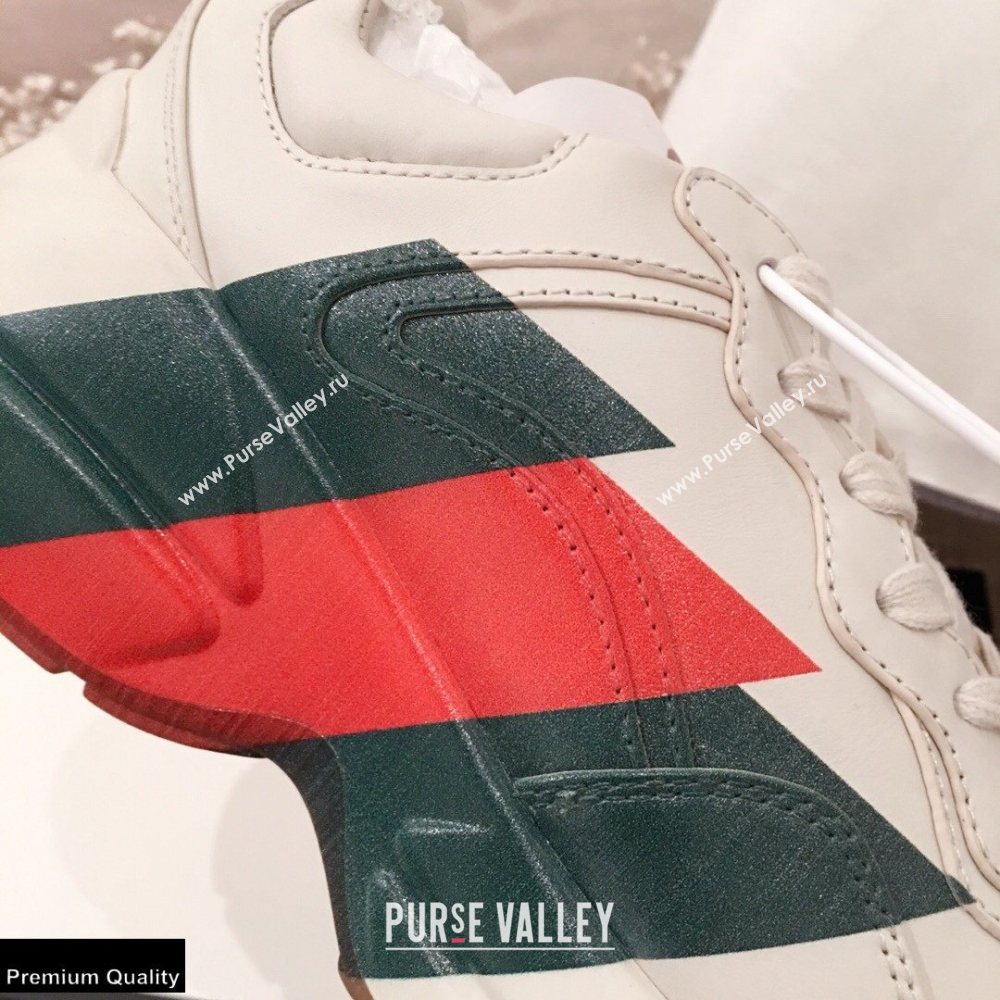 Gucci Rhyton Leather Lovers Sneakers 17 2021 (kaola-21022332)