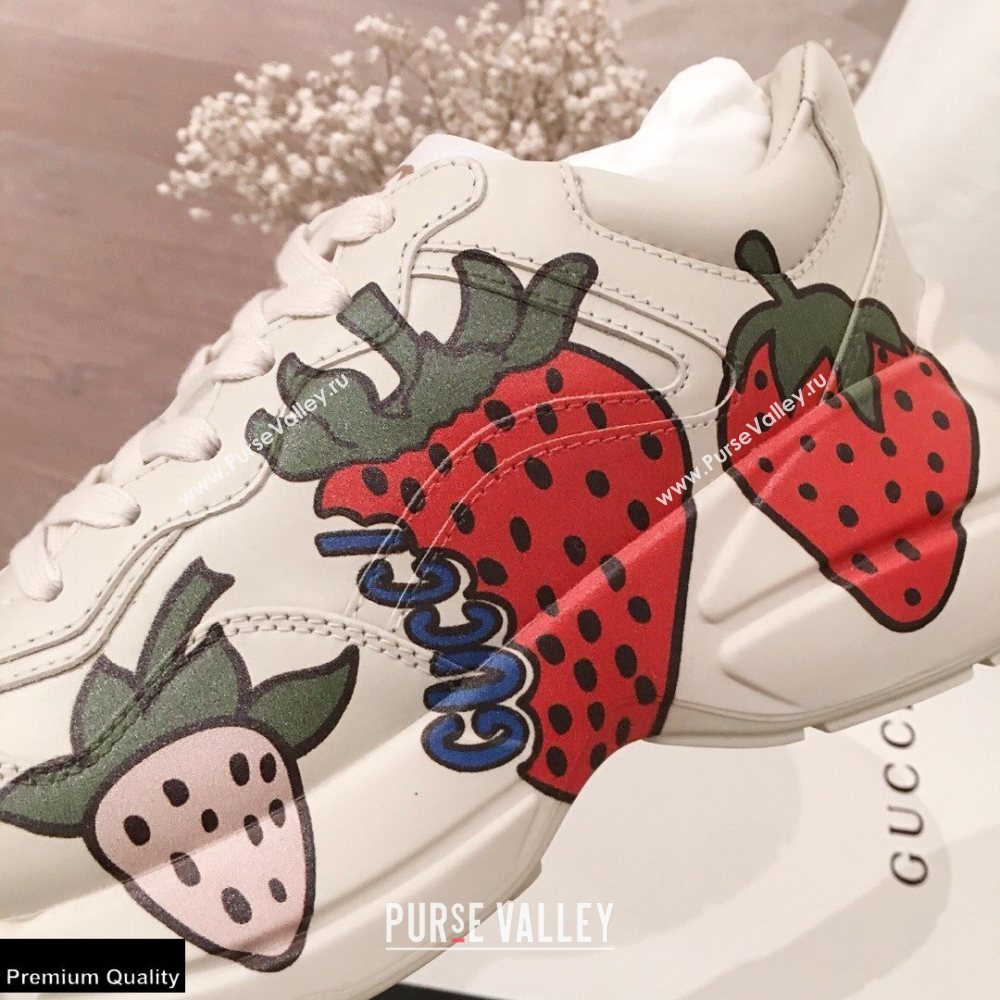 Gucci Rhyton Leather Lovers Sneakers 08 2021 (kaola-21022323)