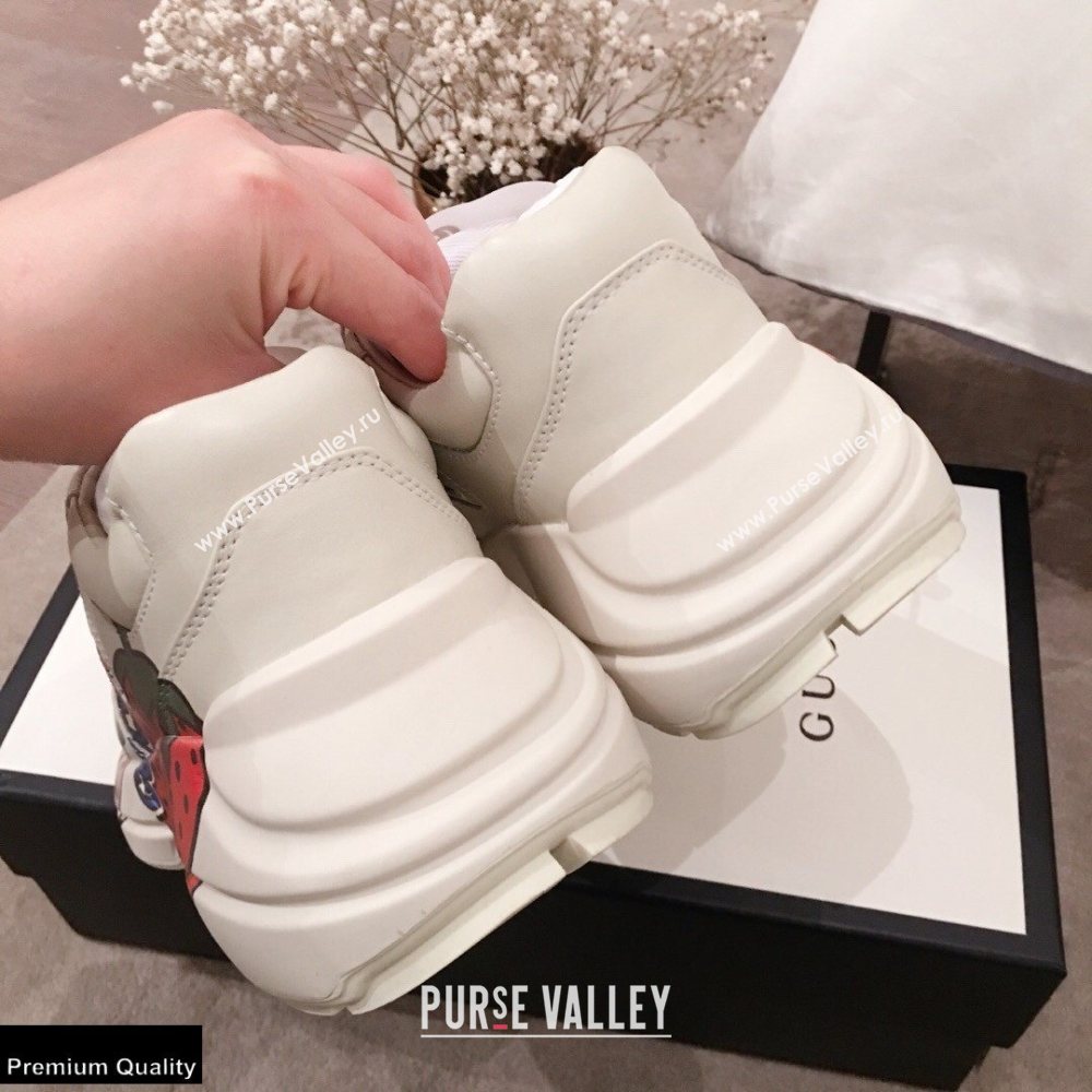 Gucci Rhyton Leather Lovers Sneakers 08 2021 (kaola-21022323)