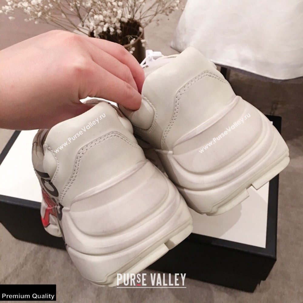 Gucci Rhyton Leather Lovers Sneakers 07 2021 (kaola-21022322)