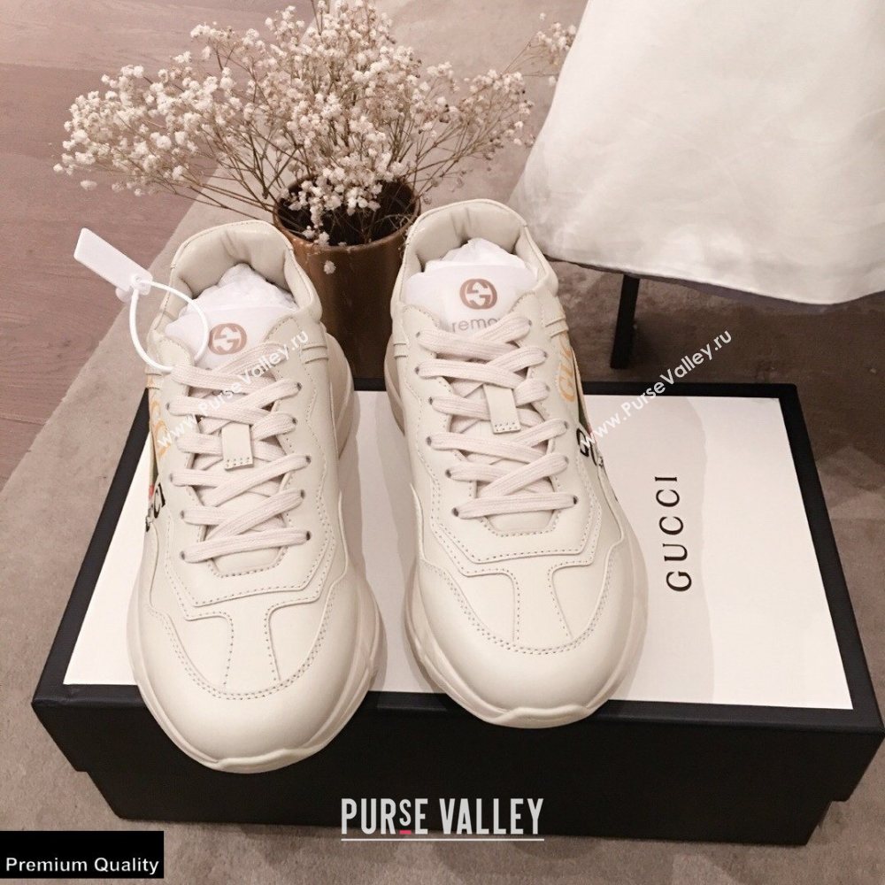 Gucci Rhyton Leather Lovers Sneakers 05 2021 (kaola-21022320)