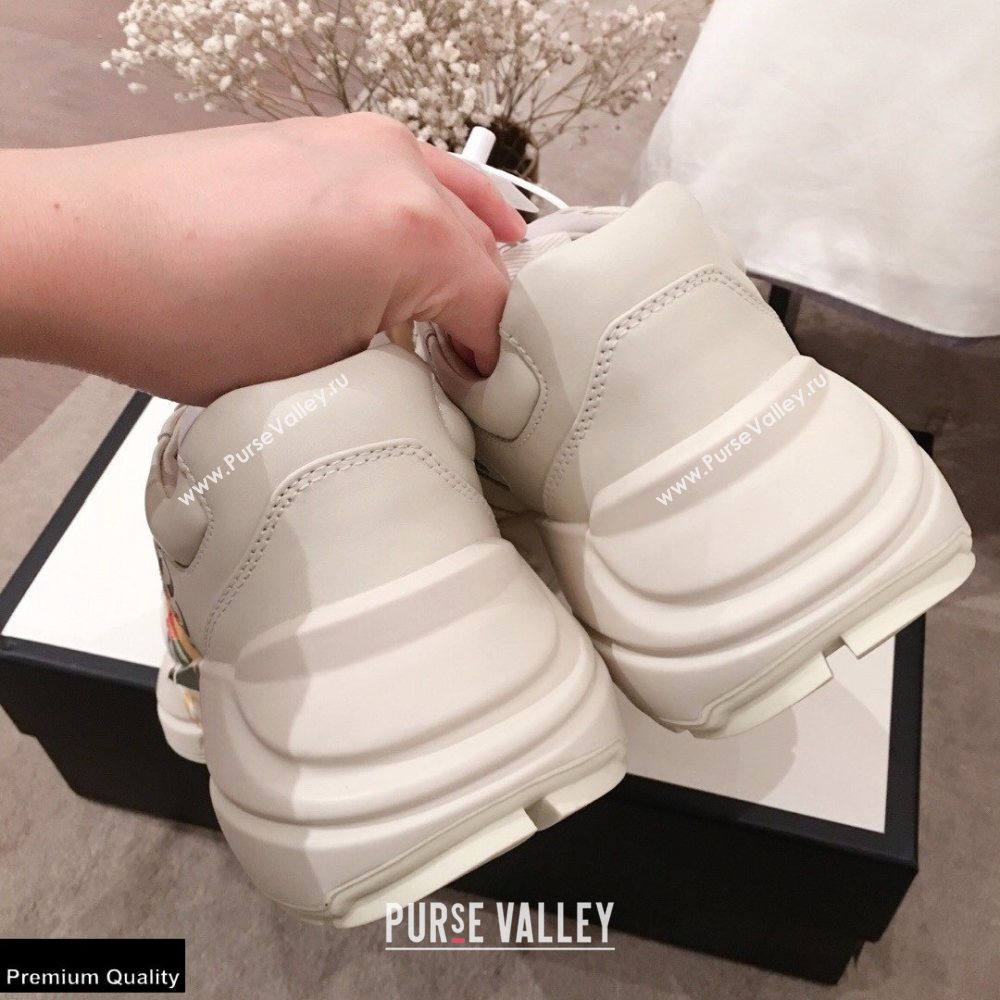 Gucci Rhyton Leather Lovers Sneakers 05 2021 (kaola-21022320)