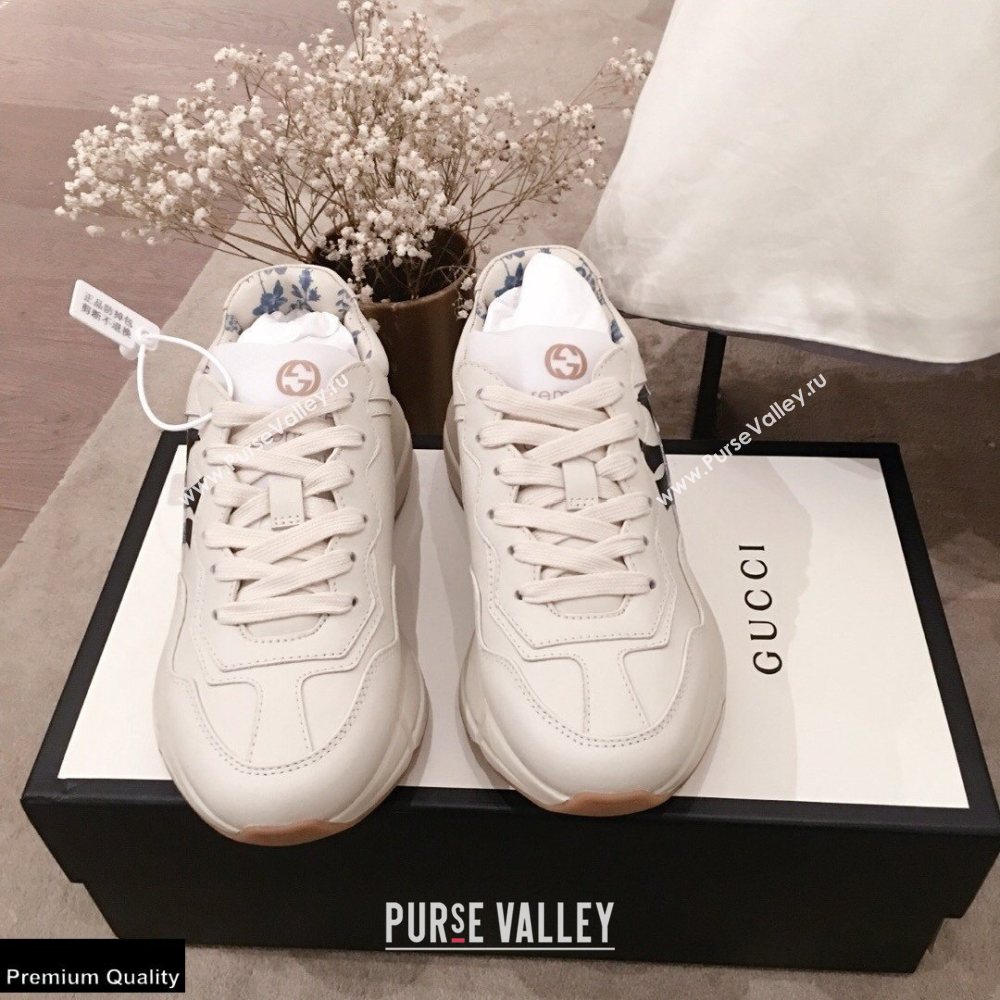 Gucci Rhyton Leather Lovers Sneakers 04 2021 (kaola-21022319)
