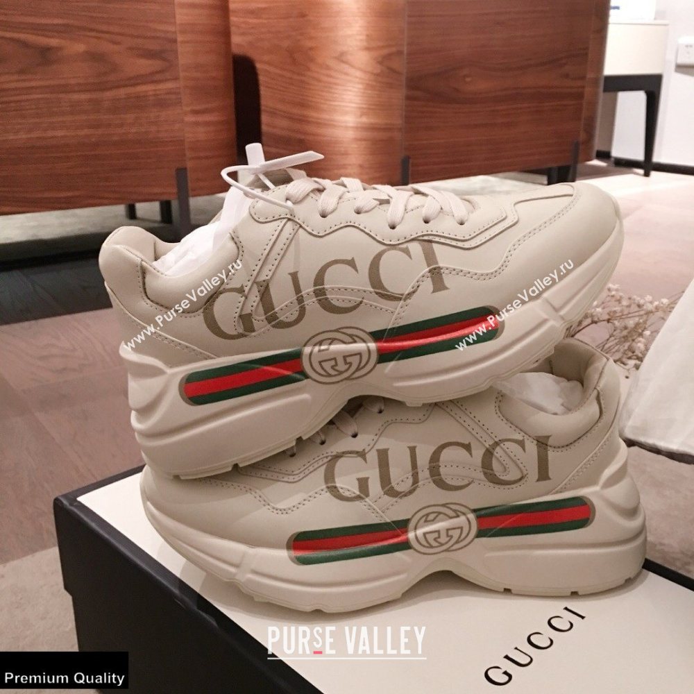 Gucci Rhyton Leather Lovers Sneakers 03 2021 (kaola-21022318)