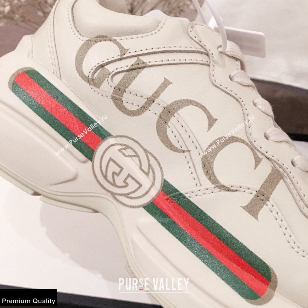 Gucci Rhyton Leather Lovers Sneakers 03 2021 (kaola-21022318)